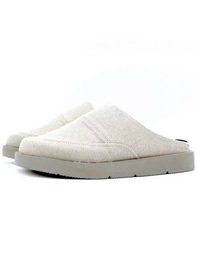 Men's Canvas Basic Slippers Ivory - SUPENER - BALAAN 4