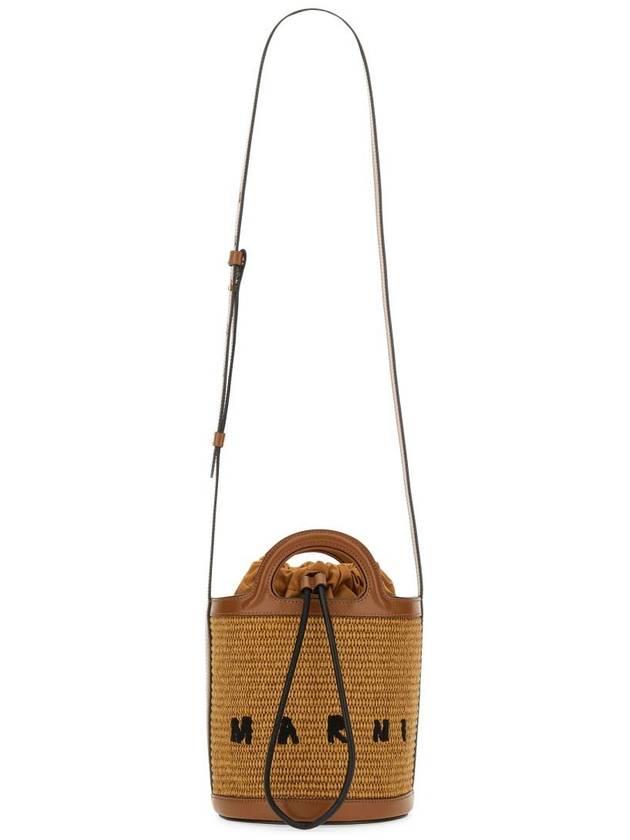 Tropicalia Small Bucket Bag Brown - MARNI - BALAAN 4