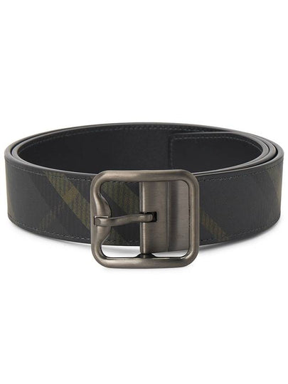 Buckle Leather Belt Grey - BURBERRY - BALAAN 2