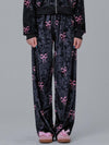 Dilettantism Ribbon Velvet Track Pants Black - DILETTANTISME - BALAAN 2