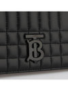 Women's Lola Detachable Strap Quilted Leather Long Wallet Black - BURBERRY - BALAAN 3