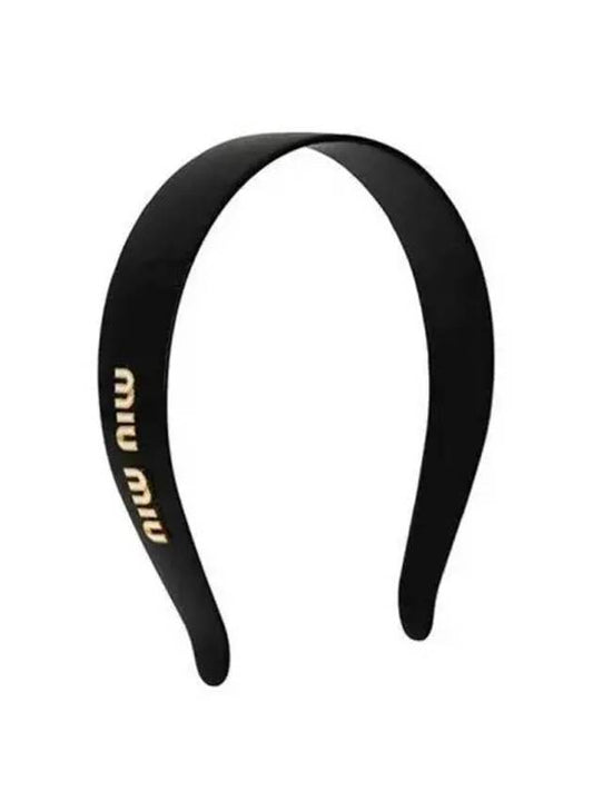 Plexiglas Headband Black - MIU MIU - BALAAN 2