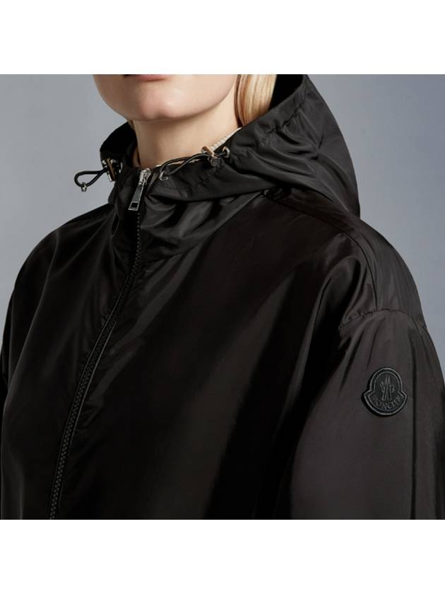 Wete Hooded Jacket Black - MONCLER - BALAAN 3