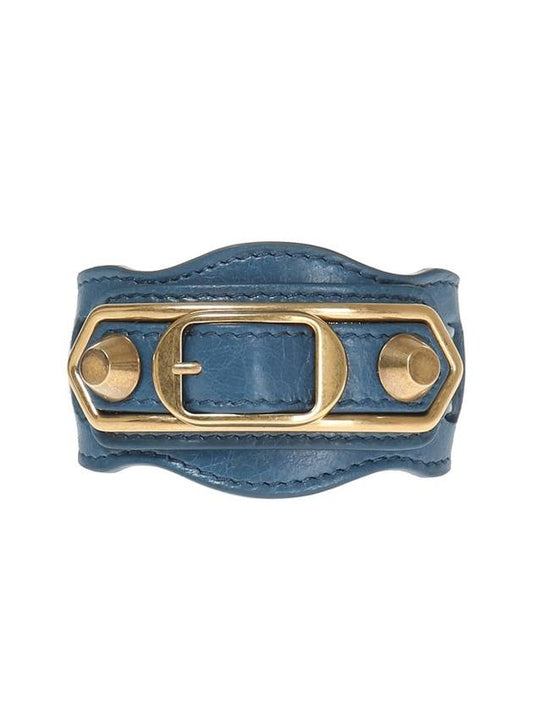 Giant Gold Buckle Bracelet Blue - BALENCIAGA - BALAAN 1