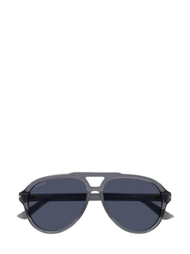 Sunglasses GG1443S 005 TRANSPARENT GRAY - GUCCI - BALAAN 1