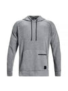 Men's UA Ottoman Fleece Hoodie Grey - UNDER ARMOUR - BALAAN 2