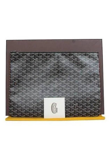 PVC black color Sena GM unisex clutch bag 2 - GOYARD - BALAAN 1