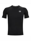 Men's Heart Gear Compression Short Sleeve T-Shirt Black - UNDER ARMOUR - BALAAN 3