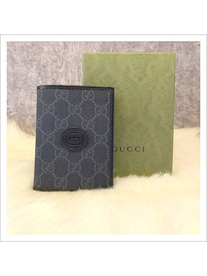 Interlocking G Card Wallet Black - GUCCI - BALAAN 2