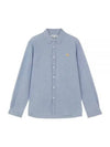 Baby Fox Classic Long Sleeve Shirt Blue - MAISON KITSUNE - BALAAN 2