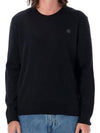 Fox Head Patch Regular Knit Top Black - MAISON KITSUNE - BALAAN 2