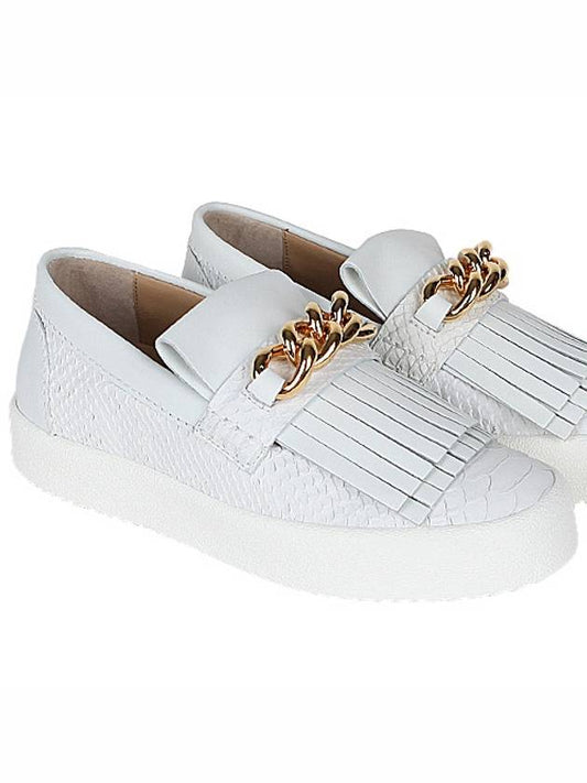 Women's Croc Chain Slip-On White - GIUSEPPE ZANOTTI - BALAAN 2