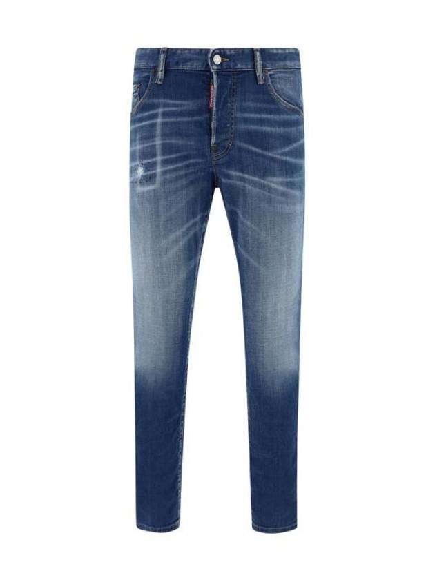 Distressed Skinny Jeans Blue - DSQUARED2 - BALAAN 2