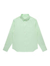 Men's Oxford Button Down Shirt Light Green SW23ESH01MN - SOLEW - BALAAN 1