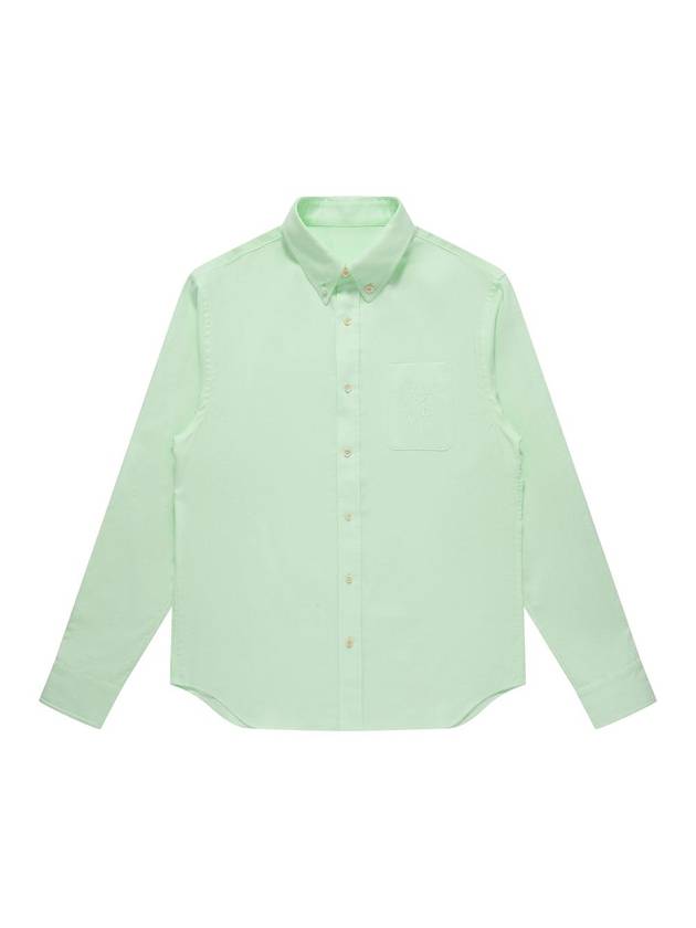 Oxford Burton Down Long Sleeve Shirt Light Green - SOLEW - BALAAN 2