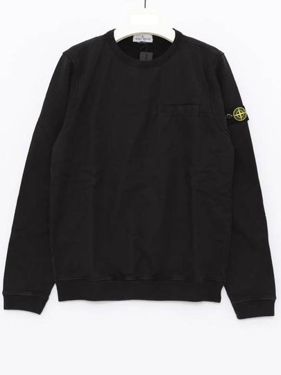 Kids Wappen Patch Sweatshirt Black - STONE ISLAND - BALAAN 2