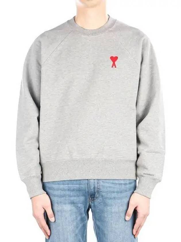 Men s Heart Logo Sweatshirt 270990 - AMI - BALAAN 1