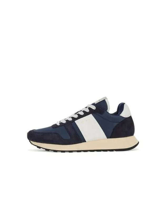 EIGHTIES Suede Patch Sneakers Navy - PAUL SMITH - BALAAN 1