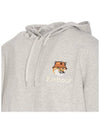 Fox Head Logo Hoodie Grey - BARBOUR - BALAAN 5