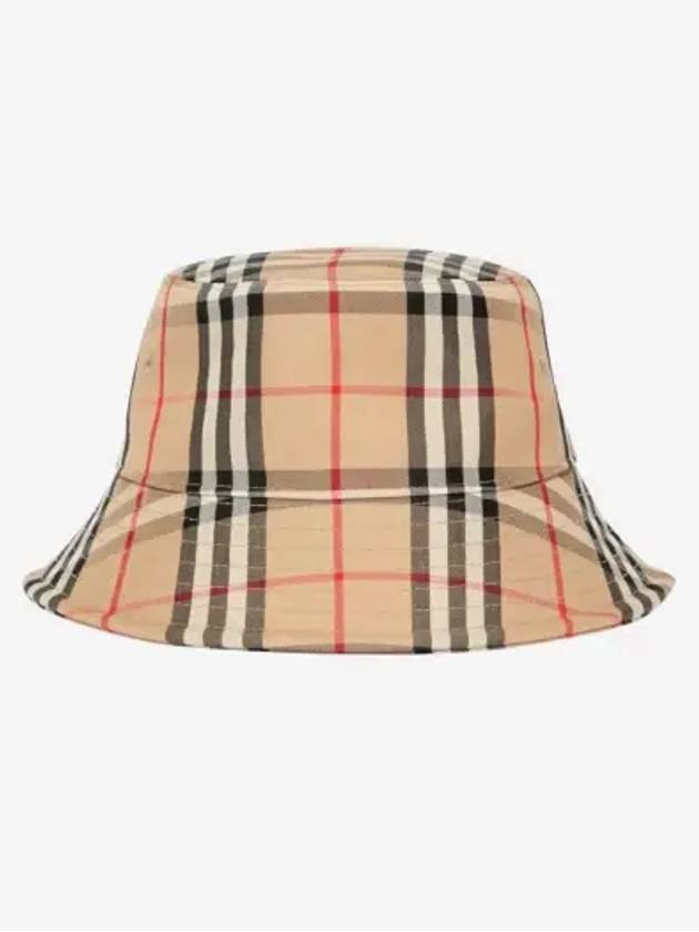 Vintage Check Technical Bucket Hat Beige - BURBERRY - BALAAN 3