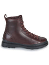 Brutus Medium Lace-up Worker Boots Burgundy - CAMPER - BALAAN 2