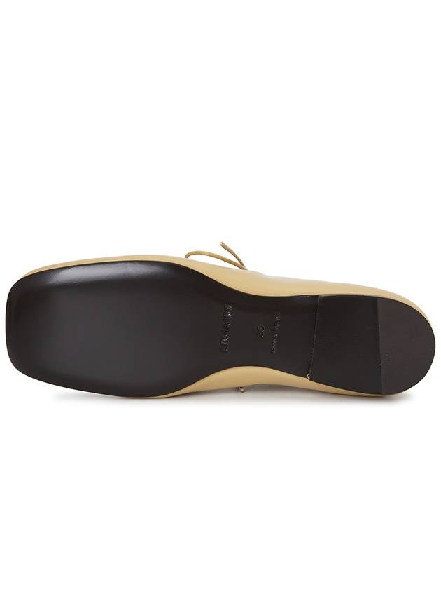 Souris Nappa Leather Flat Classic Derbies Beige - LEMAIRE - BALAAN 6