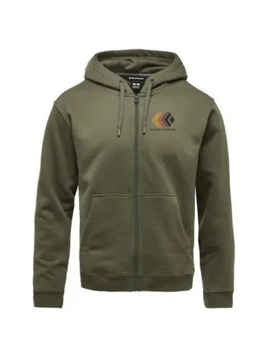 BLACK DIAMOND faded full zip hoodie MENS OAMAP752439 - BLACK & BROWN - BALAAN 1