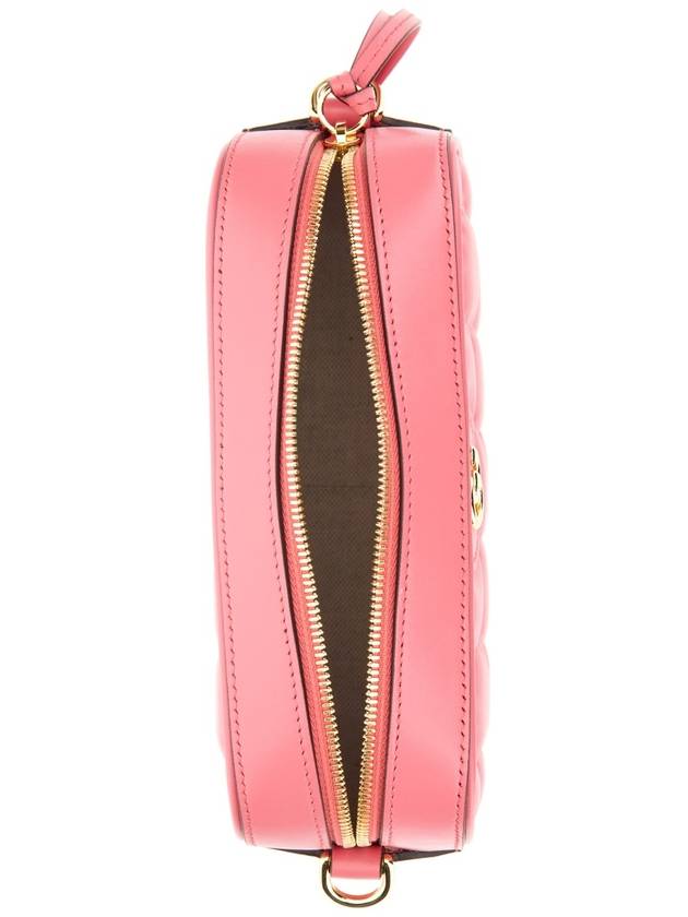 Women's GG Matelasse Leather Small Shoulder Bag Pink - GUCCI - BALAAN 6