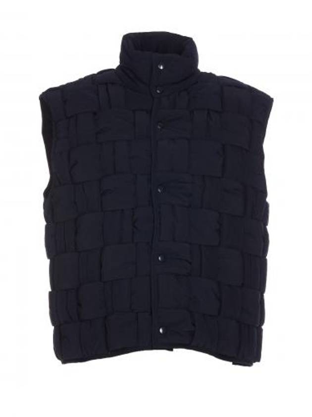 Intrecciato Tech Nylon Vest Navy - BOTTEGA VENETA - BALAAN 1