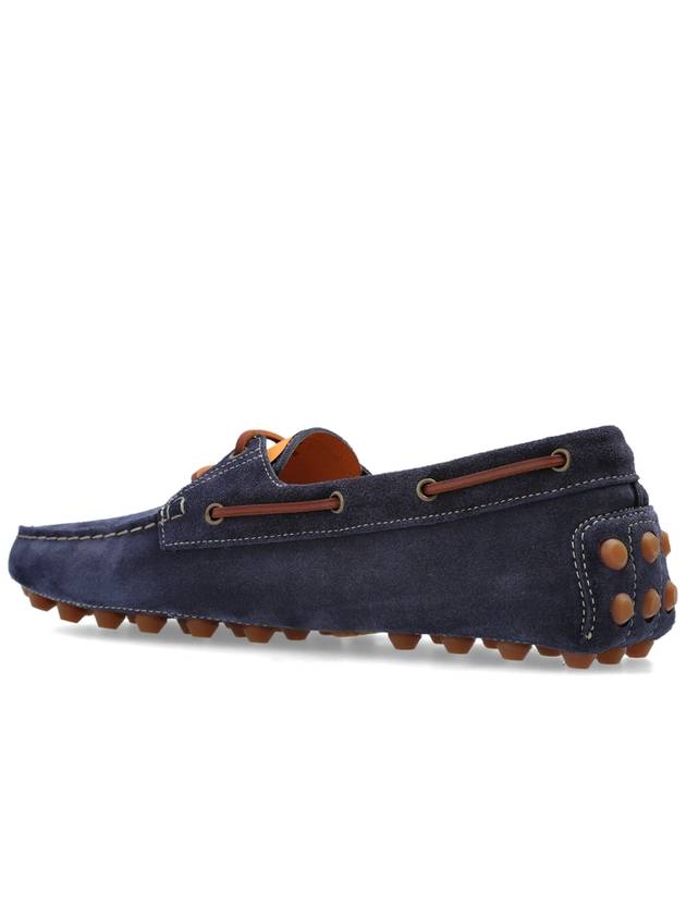 Tod’s Suede Loafers, Men's, Navy Blue - TOD'S - BALAAN 5