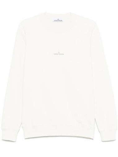 Stone Island Logo Back Print Crew Neck Sweatshirt Clothing - STONE ISLAND - BALAAN 1