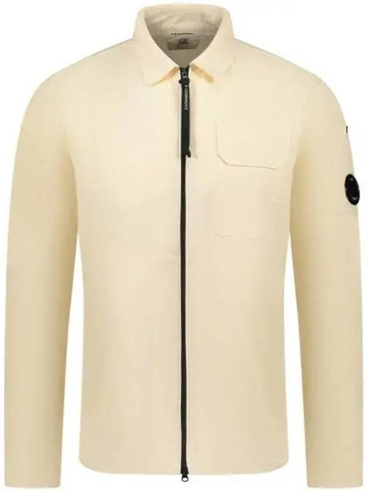 Gabardine zip-up shirt - CP COMPANY - BALAAN 2