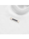 Le Gros Grain Short Sleeve T-Shirt White - JACQUEMUS - BALAAN 4