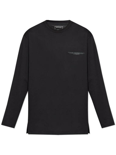 Logo long sleeve t shirt black - Y-3 - BALAAN 1