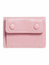 Le Mask Dot Pocket 3-fold Half Wallet Baby Pink - LE MASQUE - BALAAN 3