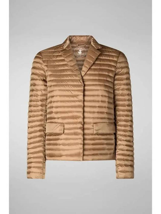 IVA no cheat lapel padded jacket camel - SAVE THE DUCK - BALAAN 1