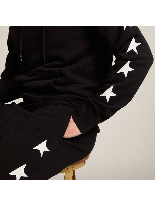 Men's Star Track Pants Black - GOLDEN GOOSE - BALAAN 3