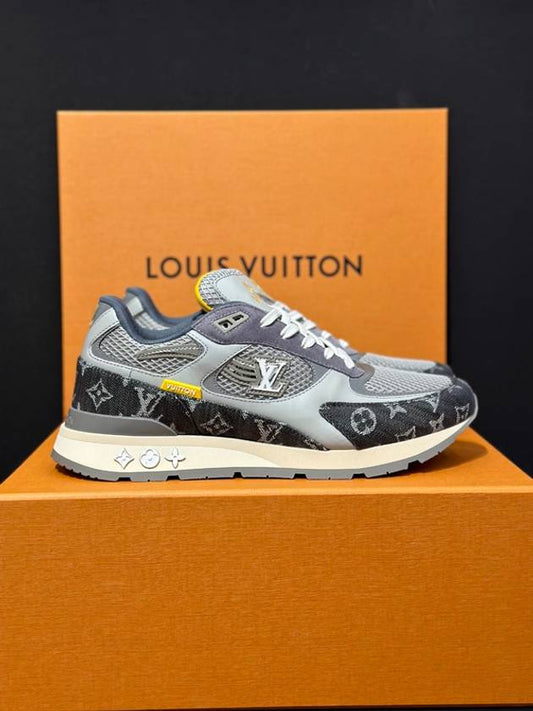 Men's Runaway Denim Sneakers Gray - LOUIS VUITTON - BALAAN 2