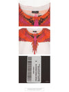 Red Wing Print Short Sleeve T-Shirt White - MARCELO BURLON - BALAAN 7