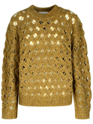 Isabel Marant Étoile 'Aurelia' Beige Acrylic Blend Sweater - ISABEL MARANT ETOILE - BALAAN 1