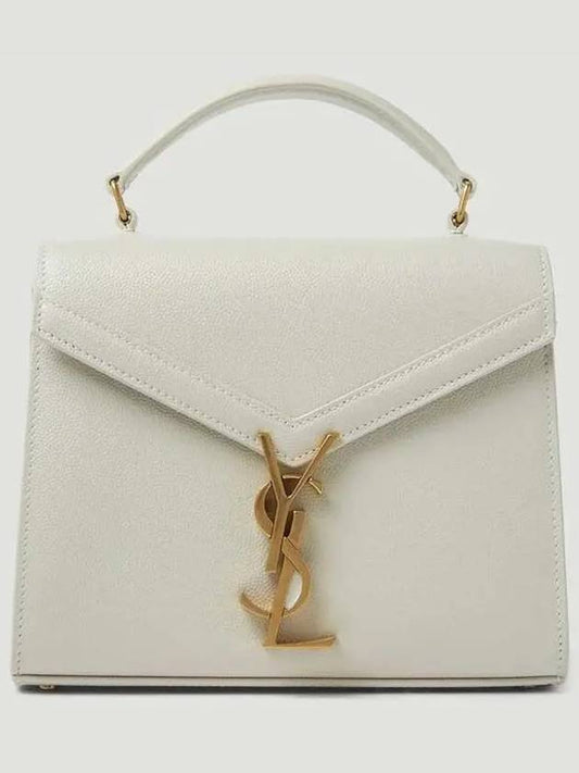 Cassandra Mini Shoulder Bag Bag White - SAINT LAURENT - BALAAN 2