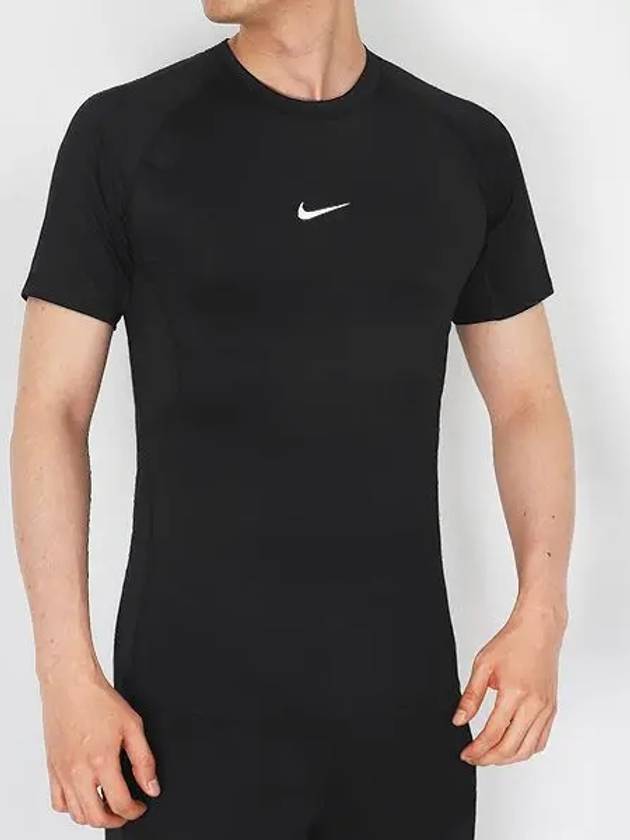 Pro Men's Dri Fit Tight Fitness Short Sleeve T-Shirt Black - NIKE - BALAAN 2