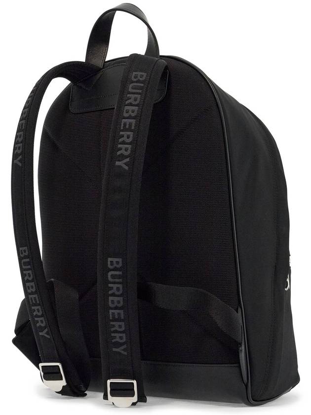 Logo Print Nylon Backpack Black - BURBERRY - BALAAN 3