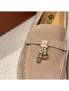 Women s Loafers Summer Charms Work Suede Sand Brown - LORO PIANA - BALAAN 7