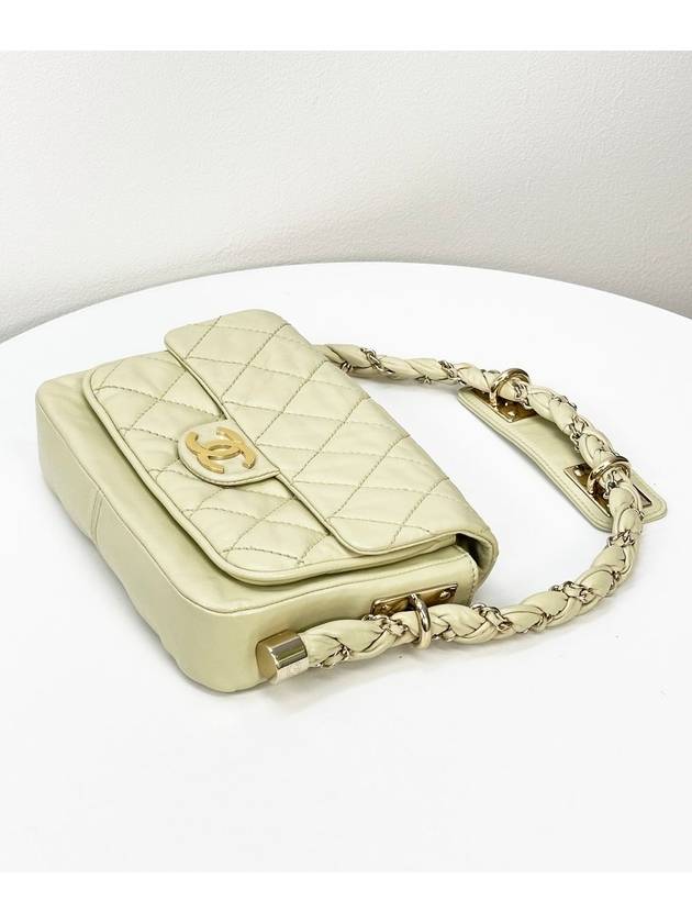 11th Yellow Big CC Quilted Weave Shoulder Crossbag 2VCHB30763 - CHANEL - BALAAN 2