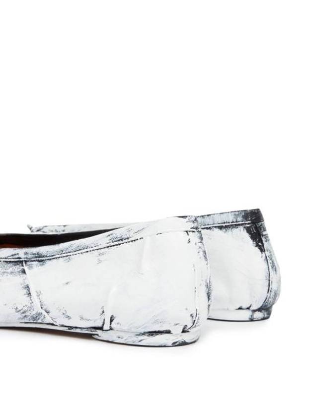 Tabi Leather Ballerina Flat Shoes White - MAISON MARGIELA - BALAAN 5