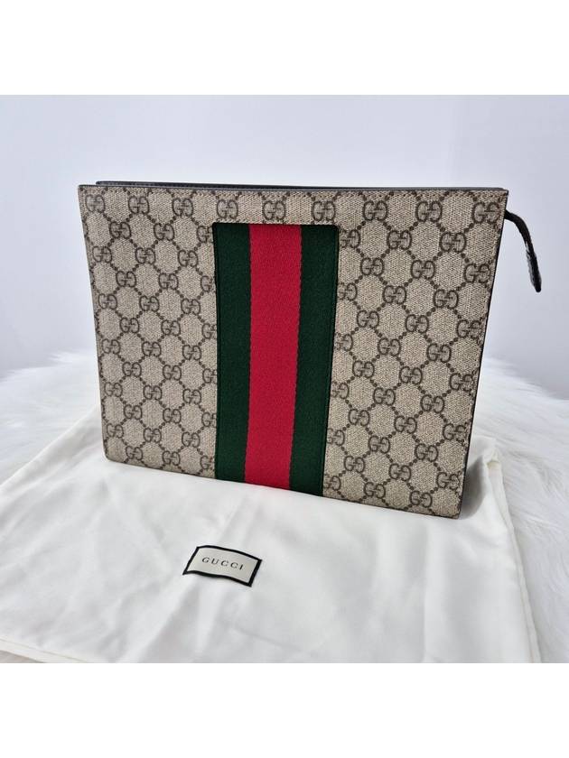 Web Samsun GG Supreme Clutch Bag 475316 - GUCCI - BALAAN 3