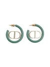 30 Montaigne Earrings Ethereal Green Lacquer - DIOR - BALAAN 3