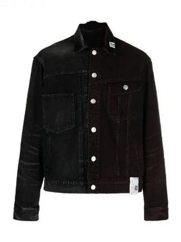 Maison MIHARA YASUHIRO Mix Denim Trucker Jacket 271477 - MAISON MIHARA YASUHIRO - BALAAN 1