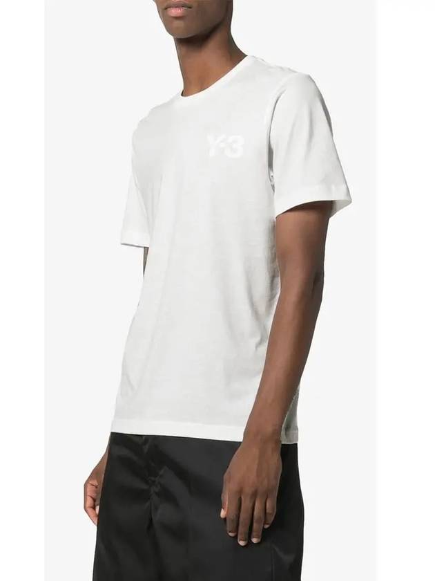 Classic SS Logo Short Sleeve T-Shirt White - Y-3 - BALAAN 3